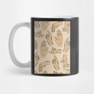 Pink Aesthetic Mudra Graphic Mug